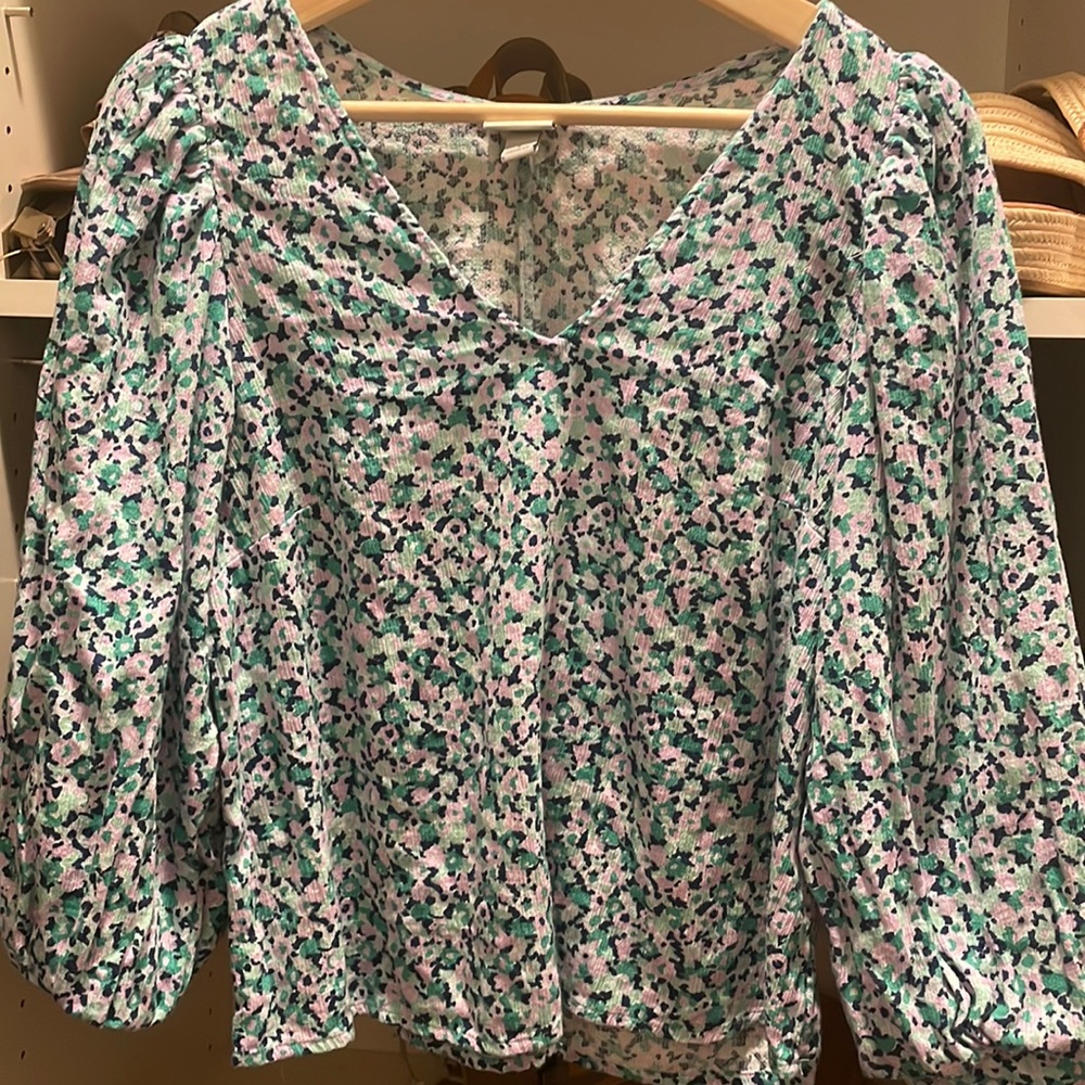 A New Day floral top